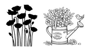Flowers + Garden Stamps