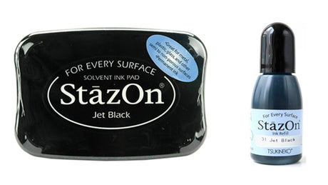 StazOn Pads + Ink (Glossy surfaces)