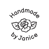 0541 A Rose - Personalised Rubber Stamp