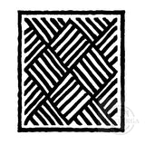 0566 C - Pacific Pattern Rubber Stamp