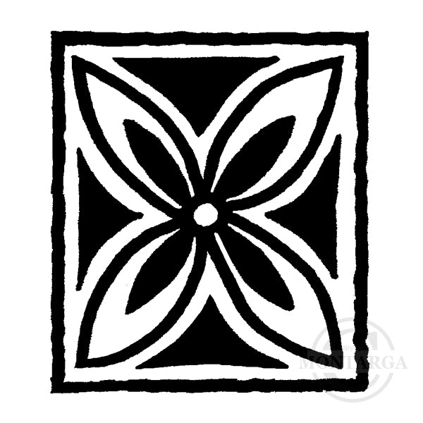 0568 C - Pacific Pattern Rubber Stamp