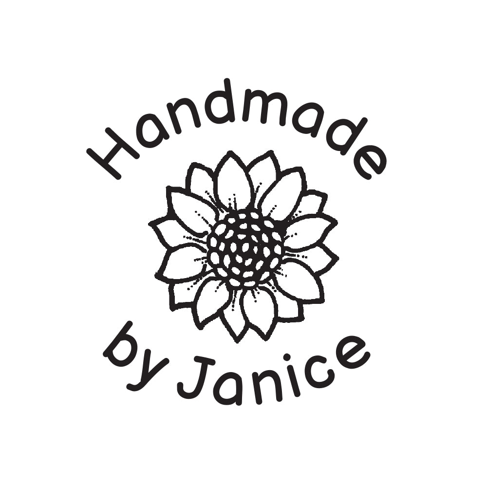 0622 A Sunflower - Personalised Rubber Stamp