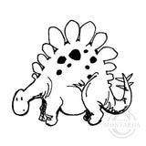 0816 C - Dinosaur Rubber Stamp