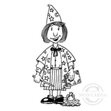 0864 FF - Girl Magic Rubber Stamp