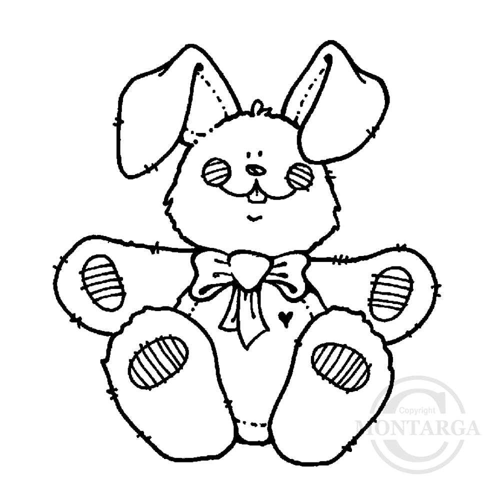 1131 G - Rabbit Rubber Stamp