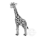 1284 FF - Giraffe Rubber Stamp