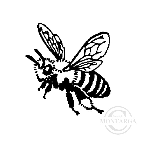1325 A Bee Rubber Stamp