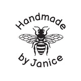 1368 A Bee- Personalised Rubber Stamp