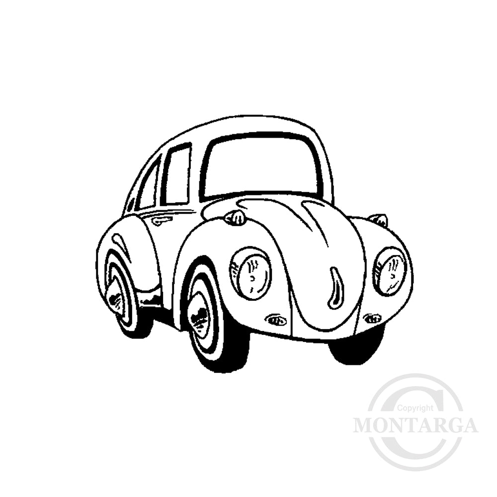 1710 C or A - Volkswagen Rubber Stamp