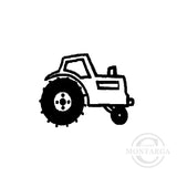 1713 A - Tractor Rubber Stamp