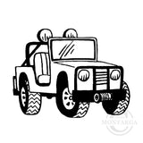 1717 C - Jeep Rubber Stamp