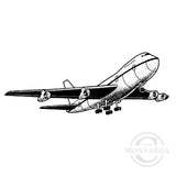 1731 E - Plane Rubber Stamps