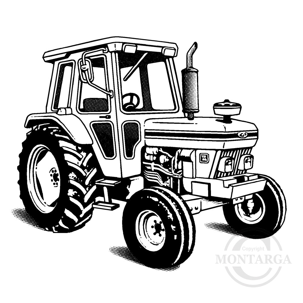 1770 G - Tractor Rubber Stamp