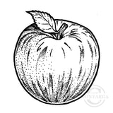 1854 A or C - Apple Rubber Stamp