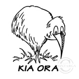 1903 A or C Kia Ora Kiwi Rubber Stamp