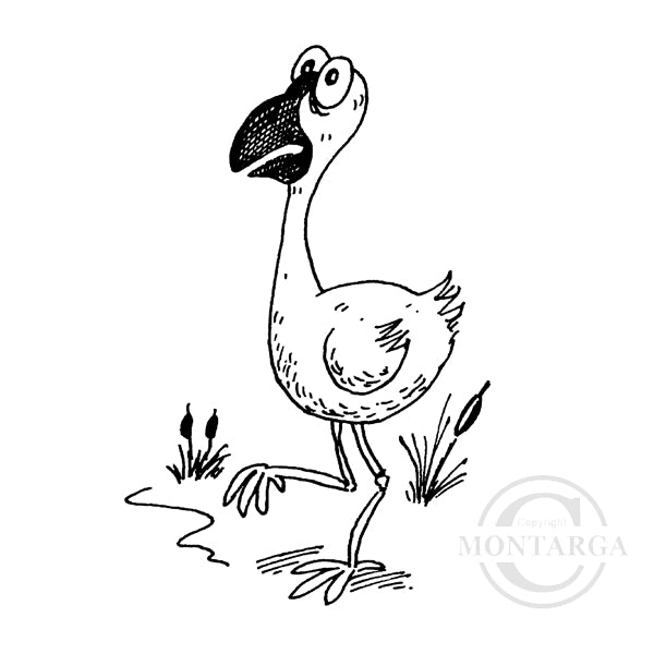 1956 E - Pukeko Rubber Stamp