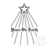 2204 E - Peace On Earth Rubber Stamp