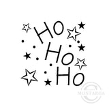 2220 A - Ho Ho Ho Rubber Stamp