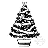 2233 GG - Christmas Tree Rubber Stamp