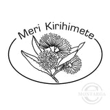 2316 E - Meri Kirihimete Rubber Stamp