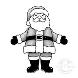 2351 G - Santa, Father Christmas Rubber Stamp