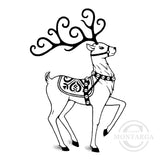 2378 GG - Reindeer Rubber Stamp