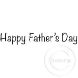 2754 B - Happy Father's Day Rubber Stamp