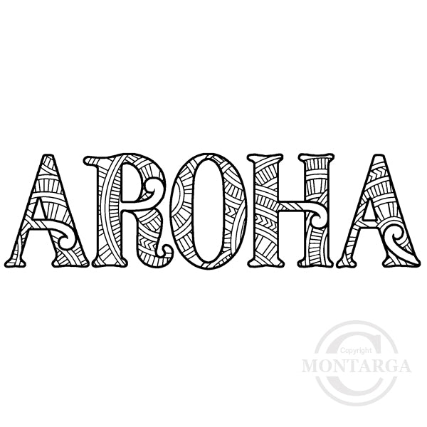 2798 BB - Aroha Rubber Stamp