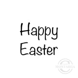 3048A Happy Easter Wording Rubber Stamp