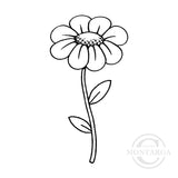 3231 E - Daisy Rubber Stamp