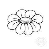 3233 Daisy Head Rubber Stamp