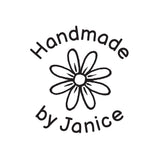 3225 A Flower Head - Personalised Rubber Stamp