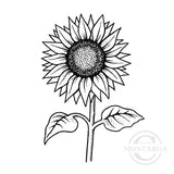 3274 G - Sunflower Rubber Stamp