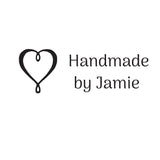 3401 B Heart - Personalised Rubber Stamp