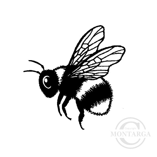 3617 A - Bumble Bee Rubber Stamp