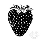 3776 A or C - Strawberry Rubber Stamp