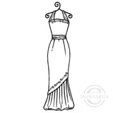 3829 FFF - Dress Rubber Stamp