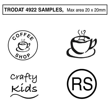 Trodat 4922 - Custom Self Inking Stamp 20mm