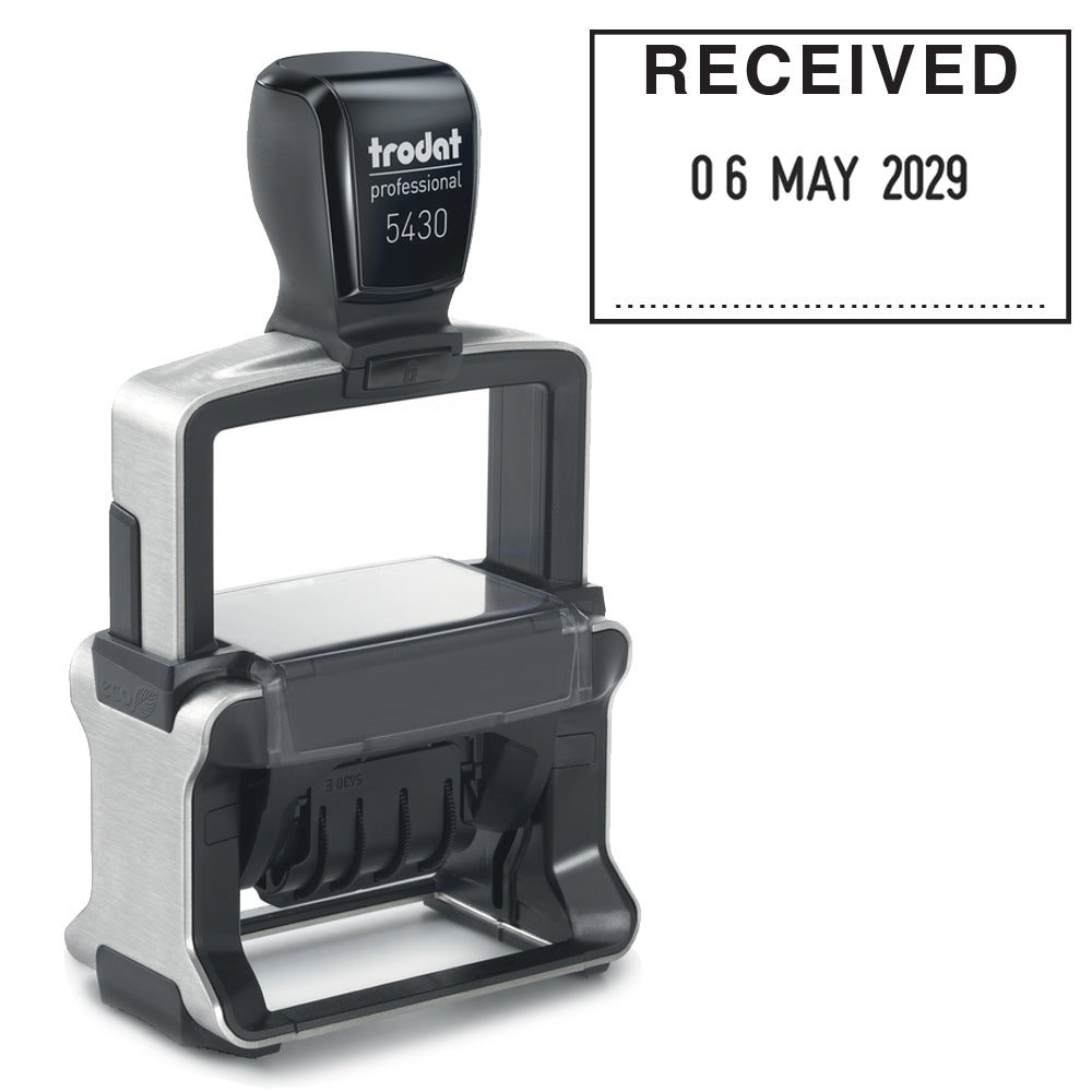 RECEIVED Self Inking Dater - Trodat Professional 5430