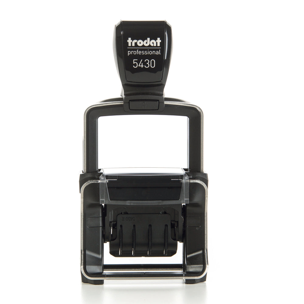 Trodat 5430 Self Inking Date Stamp - With Custom Text