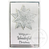 2415 D Wishing You a Wonderful Christmas Rubber Stamp