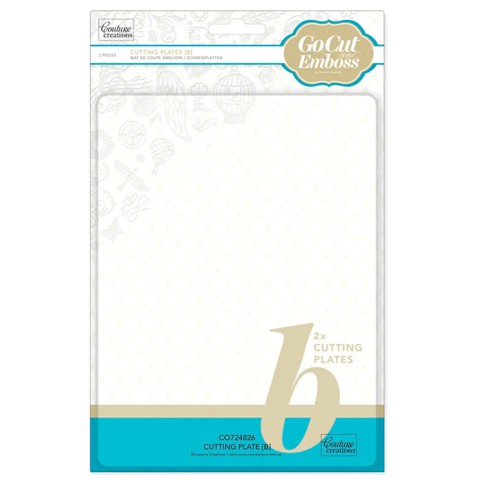 B Plates set of 2 - Couture Creations CO724826