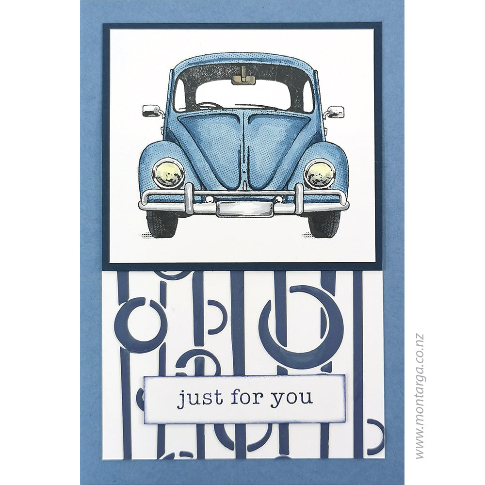 Greeting Cards 10pk - Mid Blue