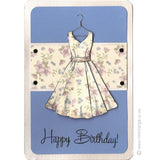 2700 I - Fold Up Dress Rubber Stamp