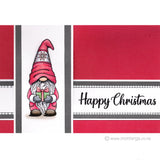 2400 FF - Christmas Gnome Rubber Stamp