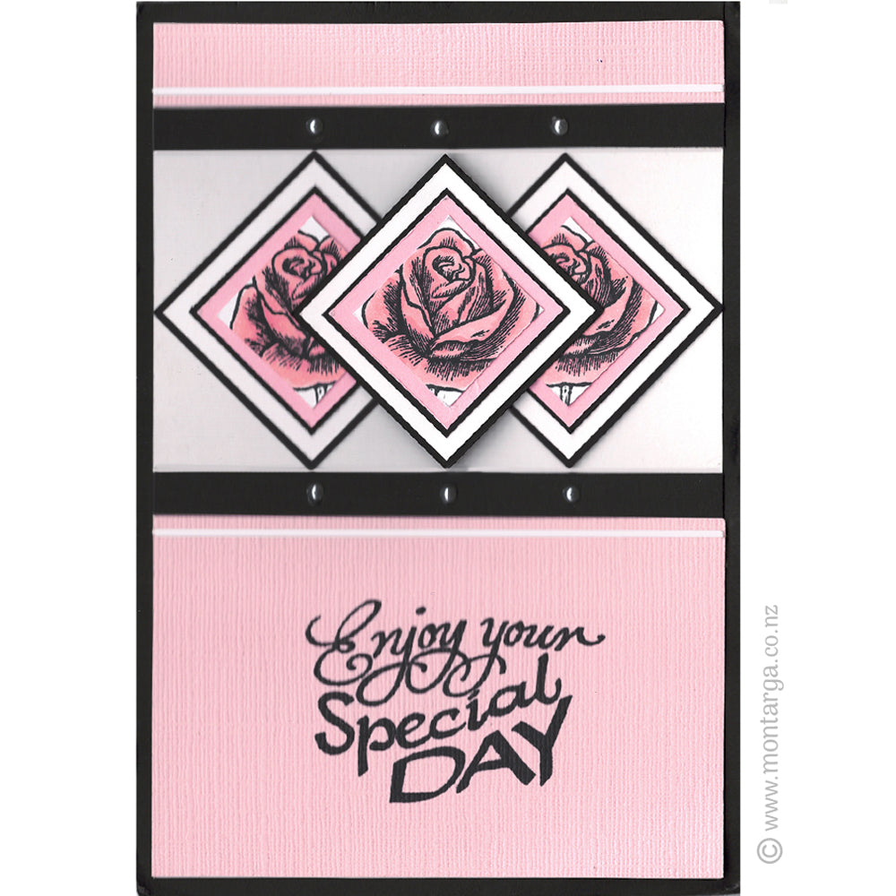 3270 FF - Rose Rubber Stamp