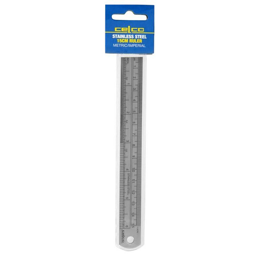 Ruler Metal 15cm - Celco