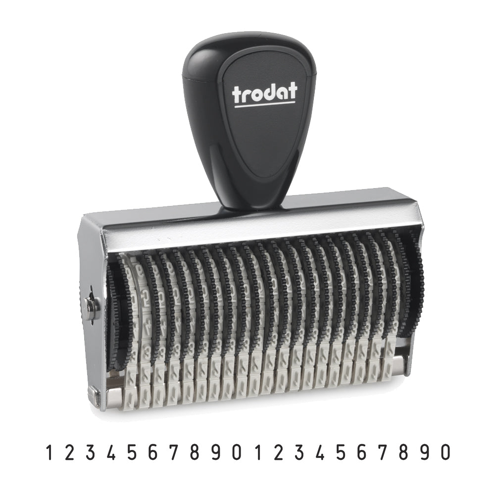 Trodat 15320 Classic Number Stamp - 3mm 20 Numbers