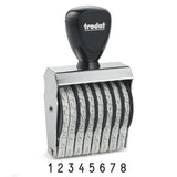 Trodat 1578 Classic Number Stamp - 7mm 8 Numbers