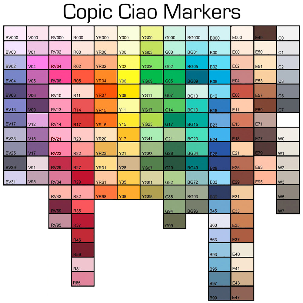 Copic Ciao Marker - Cool Grey C-0